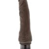 Dr. Skin Cock Vibe 07 Realistic Vibrator Showerproof Chocolate 8.5 Inch