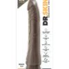 Dr Skin Basic 8.5 - Chocolate Non Vibrating Dildo Suction Cup