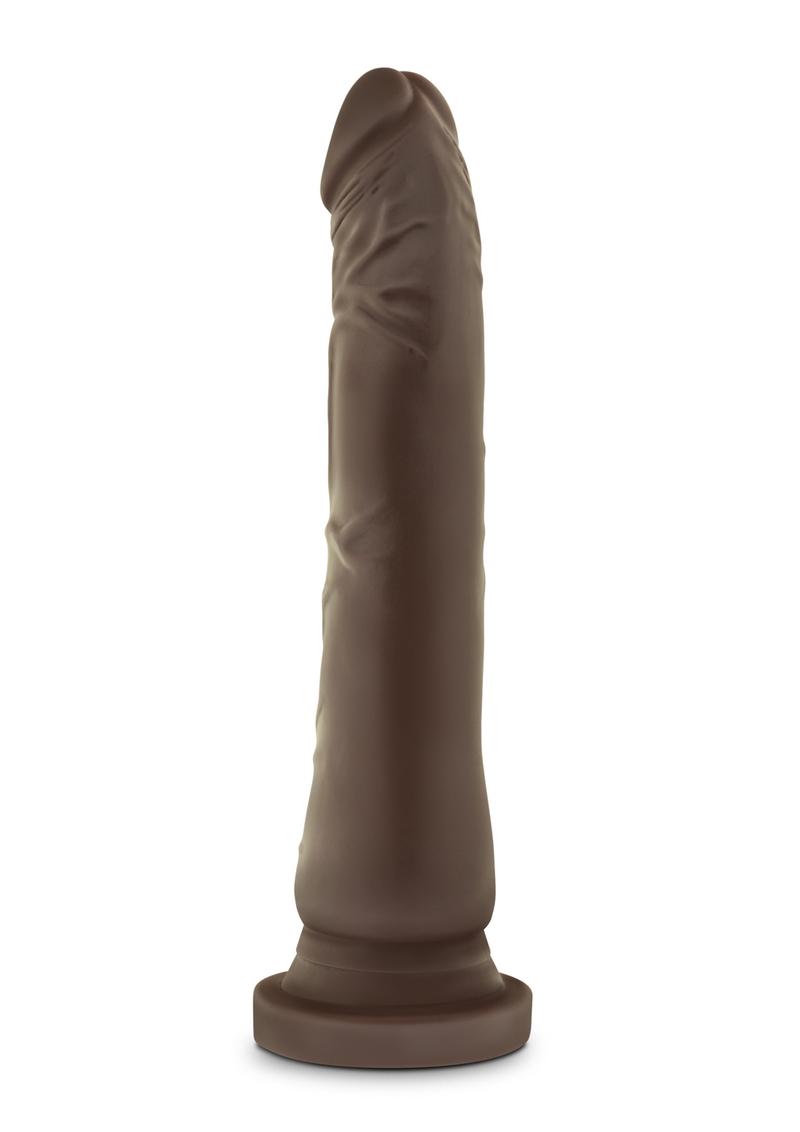 Dr Skin Basic 8.5 – Chocolate Non Vibrating Dildo Suction Cup