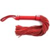 Rouge Short Leather Flogger Red