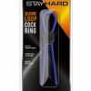 Stay Hard Silicone Loop Cock Ring Blue Adjustable