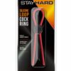 Stay Hard Silicone Loop Cock Ring Red Adjustable