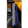 Stay Hard Silicone Double Loop Cock  Blue Adjustable