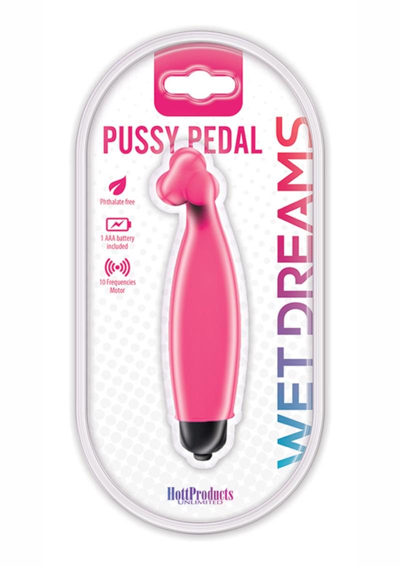 Wet Dreams Pussy Pedal Clitoral Stimulating Vibrator Waterproof Magenta