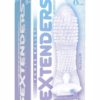 The 9`s Vibrating Sextenders Nubbed Clear 5.5 Inches