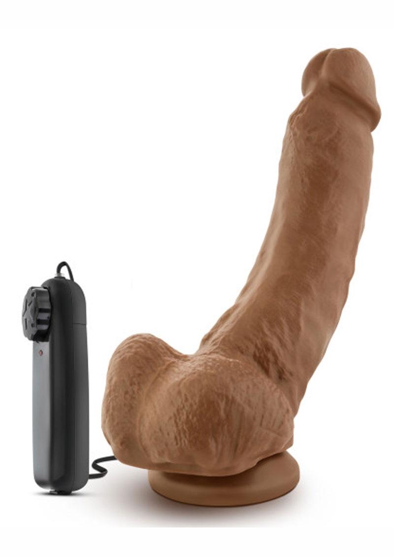 Loverboy Boxer Realistic Vibrating Cock Mocha 9 Inches
