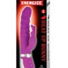 Nasstoys Energize Silicone Heat Up Bunny 1 Waterproof Purple 9 Inch