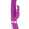 Nasstoys Energize Silicone Heat Up Bunny 1 Waterproof Purple 9 Inch