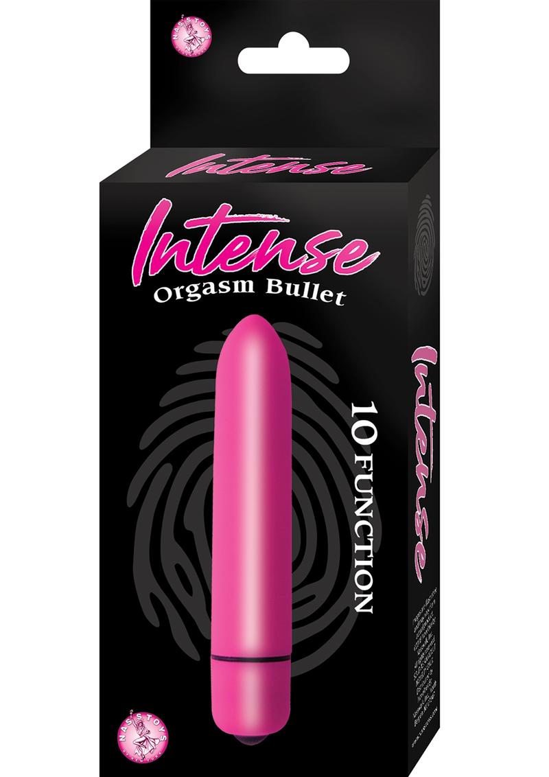 Intense Orgasm Bullet 10X Waterproof Pink 3.5 Inch