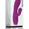 Glimmer USB Rechargeable Light Up Silicone Dual Vibe Waterproof Purple 6.5 Inch