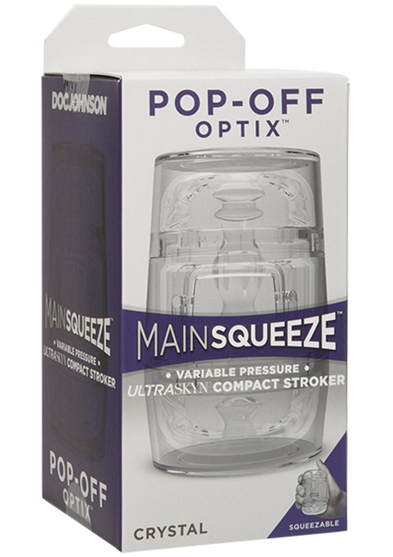 Main Squeeze Pop Off Optix Stroker Crystal 4 Inch