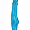 Sparkle Radiant Ripple Vibrator Waterproof Blue 7 Inches