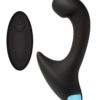 OptiMale P-Curve Wireless Remote Control USB Rechargeable Silicone Prostate Stimulator Waterproof Black 5.5 Inch