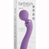 Fantasy For Her Duo Wand Massage Her Silicone Rechargeable Waterproof Purple
