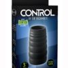 Sir Richards Control Tapered Erection Enhancer Silicone Black 3 Inches
