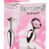 Booty Sparks Aluminum Alloy Small Anal Plug Pink Gem  2.6 Inch