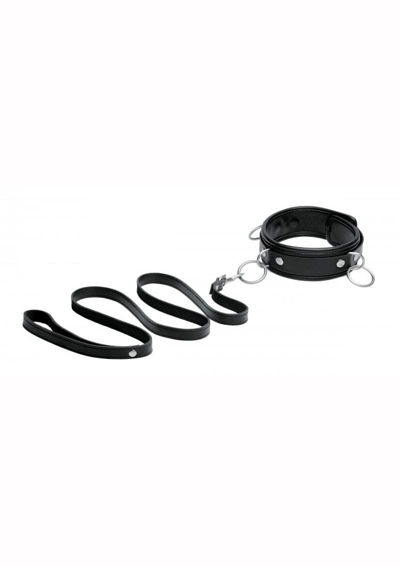 Mistress Isabella SinclaIre 3 Ring Collar With Leash