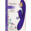 Impulse Intimate E-Stimulator Dual Wand Silicone Rechargeable Waterproof Purple