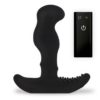 G Stroker Unisex Massager With Beads Silicone Rechargeable Waterproof Black