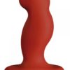 G-Play+M Unisex Massager Silicone Rechargeable Waterproof Red