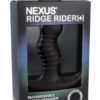 Ridge Rider+ Unisex Massager Silicone Rechargeable Waterproof Black