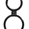 Linx Dual Ring Cock Ring Silicone Waterproof Black