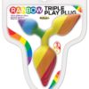 Rainbow Triple Play Plug