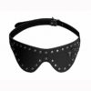 Ouch! Skulls And Bones Skulled Spiked And Studded Eye Mask Black