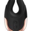 Elegance Lavish Dual Motor Silicone Magnetic USB Rechargeable Clitoral Stimulator Waterproof Black  3.5 Inch