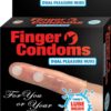 Finger Condoms Dual Pleasure Nubs 6 Each Per Pack