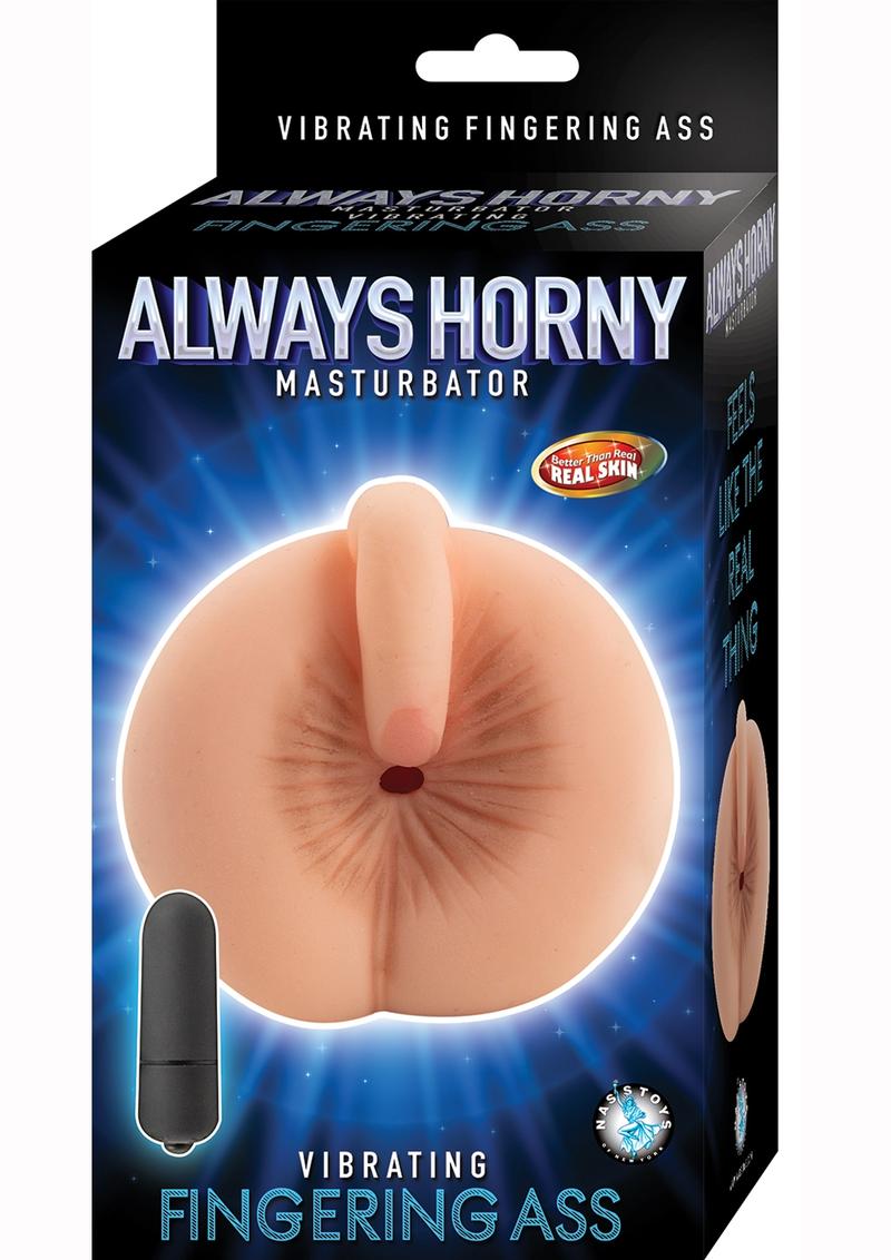 Always Horny Masturbator Vibrating Fingering Ass Waterproof Flesh 6.5 Inch