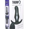 Thump It Curved Silicone Butt Plug  Silicone Rechargeable