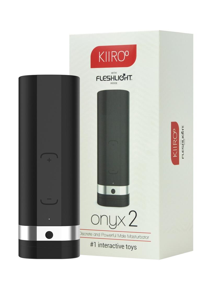 Kiiroo Onyx2 Interactive Vibrating Masturbator For Men Black Feel The Vibration