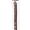 Dr Skin Double Dildo Dual Penetration Chocolate 18 Inches