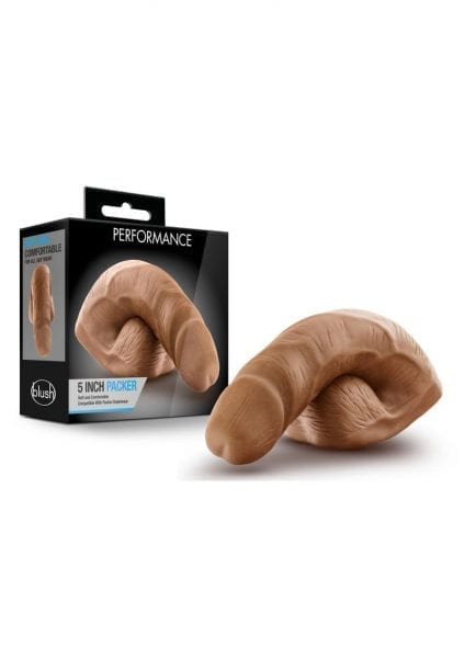 Performance Packer Realistic Dong Mocha 5 Inches
