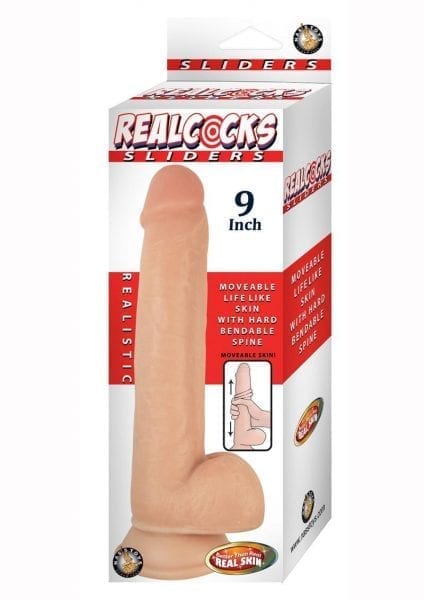 Realcocks Sliders 9 Inch Harness Compatible Suction Cup