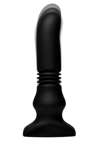 Thunder P Vibe and Thrust Plug Anal Silicone Splashproof Remote Control Rechargeable