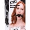 Strict Silicone Interchangeable Ball Gag Set Black