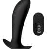 Under Control Silicone Prostate Vibrator With Wireless Remote Control Waterproof Black 4.75 Inch