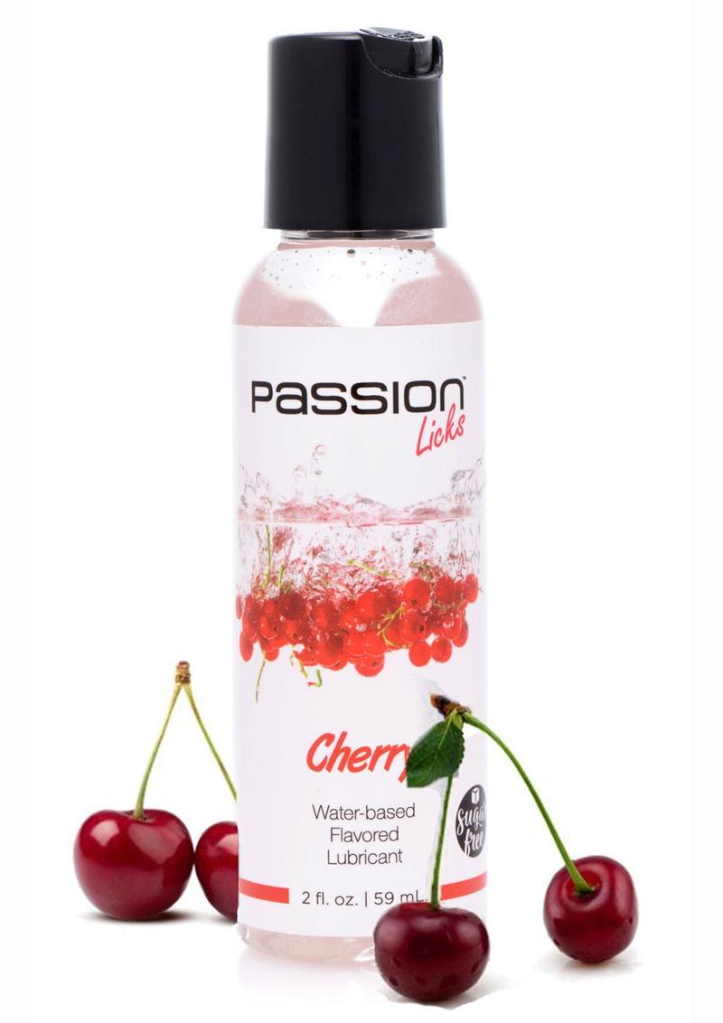 Passion Licks Water-based Flavored Lubricant Cherry 2 Ounce