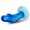 B Yours Sweet N Small Blue 4 inches Dildo W/Suction Cup Base