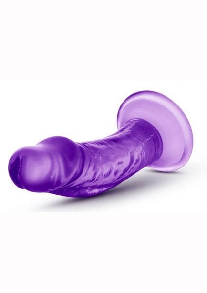 B Yours Sweet N Small Purple 4 Dildo Non Vibrating Suction Cup