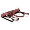 Her Royal Harness The Regal Empress Crotchless Vegan Leather Adjustable Harness Red Up To 64 Inches