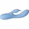 Rabbit Habit Silicone USB Rechargeable Dual Vibe Waterproof Blue 8 Inch