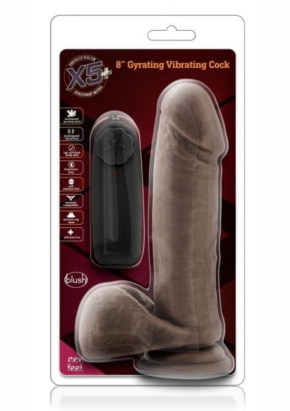 X5 Plus Gyrating Vibe Cock 8 Dildo Suction Cup