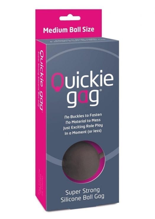 Quickie Ball Gag Medium Black