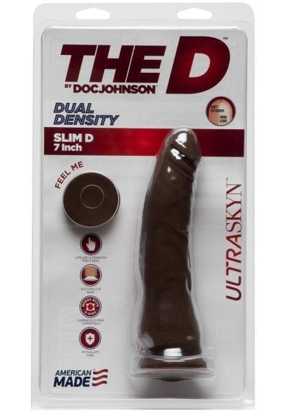 The Thin D 7 Dildo Non Vibrating Suction Cup
