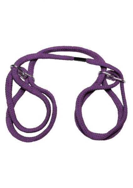 Japanese Style Cotton Cuffs Purple