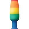 Colours Pride Ed Pleasure Plug Small Anal Plug Silicone Suction Cup Non Vibrating