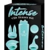 Intense Clit Teaser Kit Aqua Silicone Mini Massager Vibrating